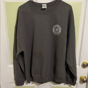 (0000) Gildan Dark Gray Crewneck Sweater, Size:XL